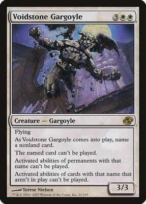 Voidstone Gargoyle card from Planar Chaos