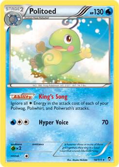 Politoed - 18/111 (Cosmos Holo) card from Miscellaneous Cards & Products