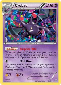 Crobat - 33/119 (Cosmos Holo) card from Miscellaneous Cards & Products