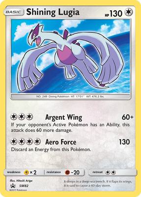 Shining Lugia - SM82 card from SM Promos