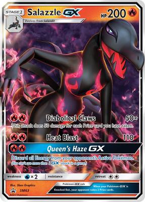 Salazzle GX - SM63 card from SM Promos