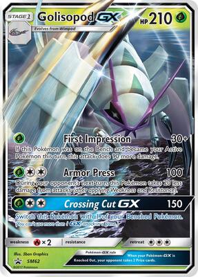 Golisopod GX - SM62 card from SM Promos