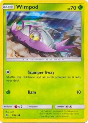 Wimpod - 8/145 (Collection Promo) card from League & Championship Cards
