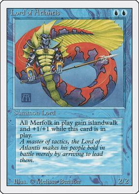 Lord of Atlantis card from Revised Edition