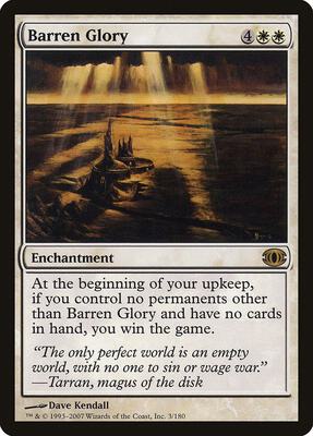 Barren Glory card from Future Sight