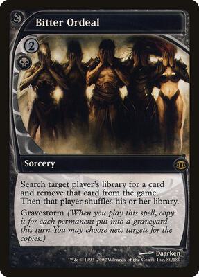 Bitter Ordeal card from Future Sight