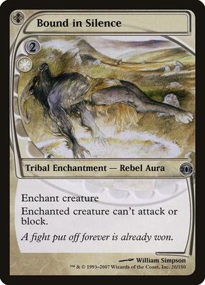 Bound in Silence card from Future Sight