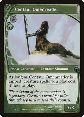 Centaur Omenreader card from Future Sight