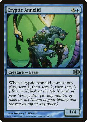 Cryptic Annelid card from Future Sight