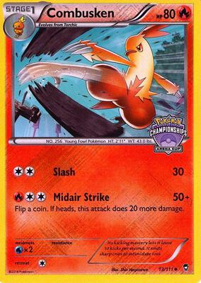 Combusken - 13/111 (Arena Cup Championships) card from League & Championship Cards