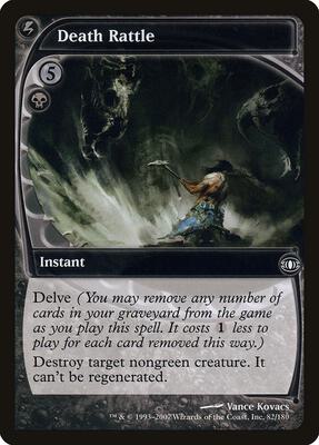 Death Rattle card from Future Sight