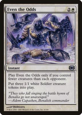 Even the Odds card from Future Sight