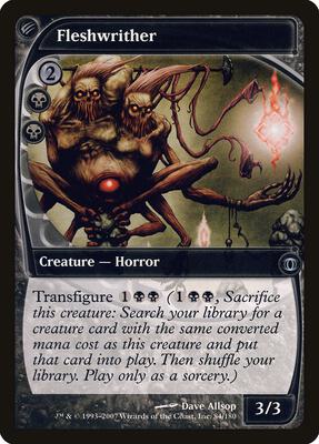 Fleshwrither card from Future Sight