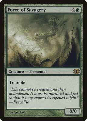 Force of Savagery card from Future Sight