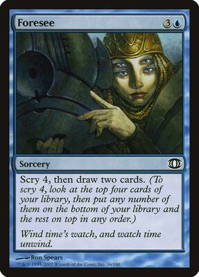 Foresee card from Future Sight