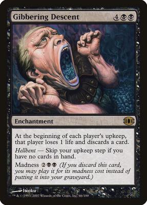 Gibbering Descent card from Future Sight