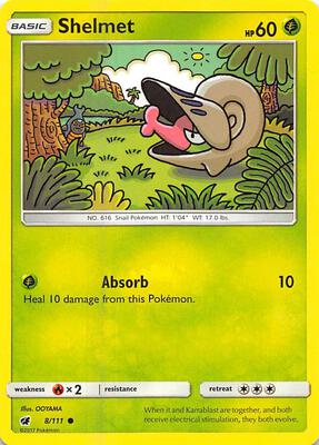Shelmet card from SM - Crimson Invasion