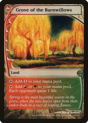 Grove of the Burnwillows card from Future Sight
