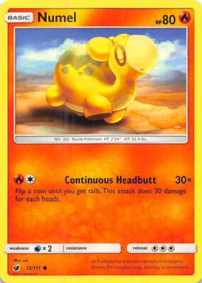 Numel card from SM - Crimson Invasion