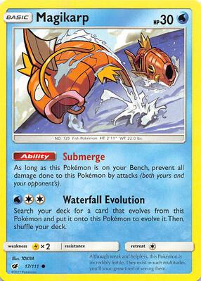 Magikarp card from SM - Crimson Invasion