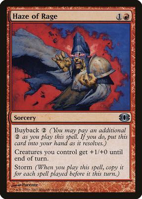 Haze of Rage card from Future Sight