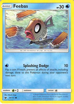 Feebas card from SM - Crimson Invasion