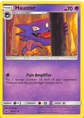 Haunter card from SM - Crimson Invasion