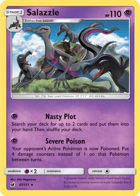 Salazzle card from SM - Crimson Invasion