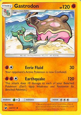 Gastrodon card from SM - Crimson Invasion