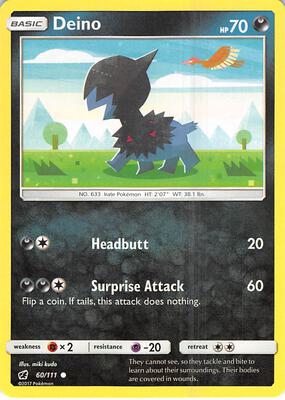 Deino card from SM - Crimson Invasion
