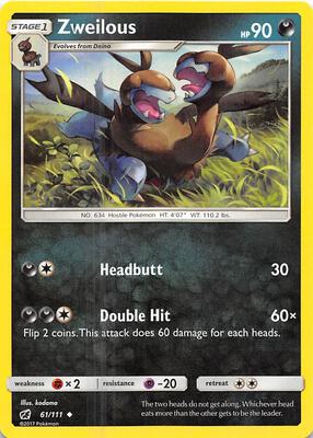 Zweilous card from SM - Crimson Invasion