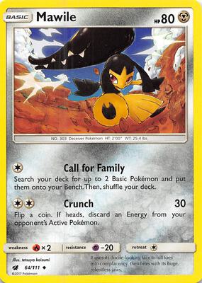 Mawile card from SM - Crimson Invasion