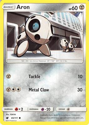 Aron card from SM - Crimson Invasion
