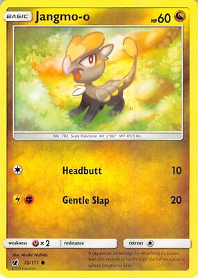 Jangmo-o card from SM - Crimson Invasion