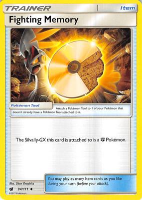 Fighting Memory card from SM - Crimson Invasion