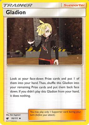 Gladion card from SM - Crimson Invasion