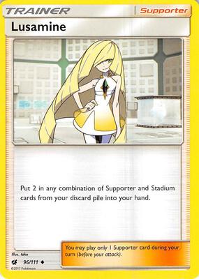 Lusamine card from SM - Crimson Invasion