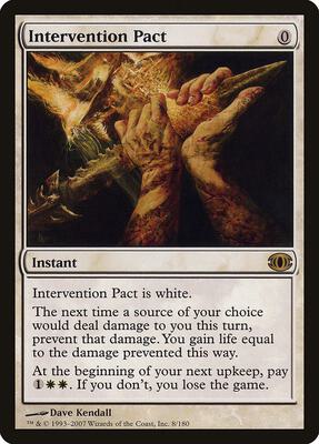 Intervention Pact card from Future Sight