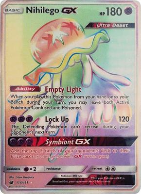 Nihilego GX (Secret) card from SM - Crimson Invasion