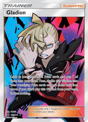 Gladion (Full Art) card from SM - Crimson Invasion