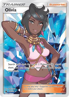 Olivia (Full Art) card from SM - Crimson Invasion