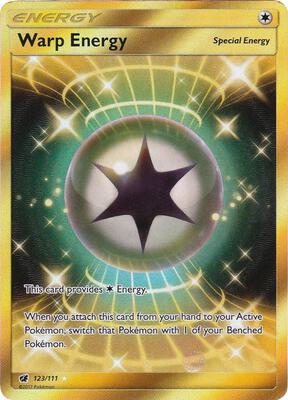 Warp Energy (Secret) card from SM - Crimson Invasion