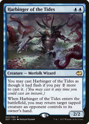Harbinger of the Tides card from Duel Decks: Merfolk vs. Goblins