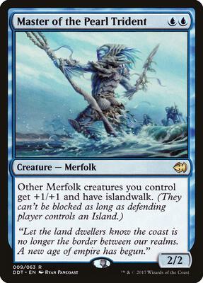 Master of the Pearl Trident card from Duel Decks: Merfolk vs. Goblins