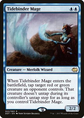 Tidebinder Mage card from Duel Decks: Merfolk vs. Goblins