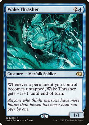 Wake Thrasher card from Duel Decks: Merfolk vs. Goblins