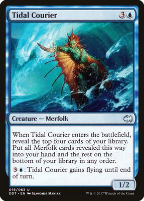 Tidal Courier card from Duel Decks: Merfolk vs. Goblins