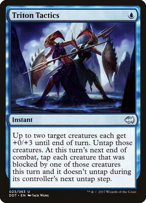 Triton Tactics card from Duel Decks: Merfolk vs. Goblins