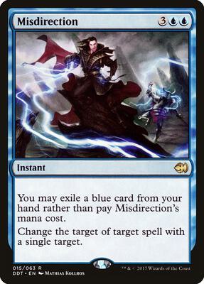 Misdirection card from Duel Decks: Merfolk vs. Goblins