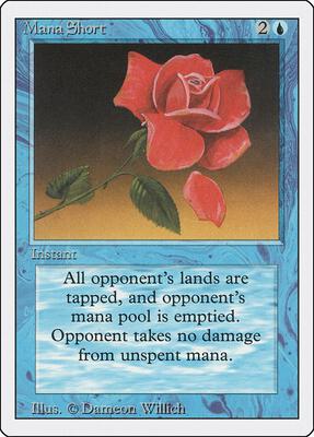 Mana Short card from Revised Edition
